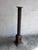 An impressive antique pedestal crafted from the original wooden screw of a traditional wine press. Once used in 19th-...