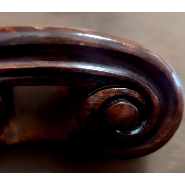 Brown King Throne Chairs- Set of 2 For Sale - Image 8 of 8