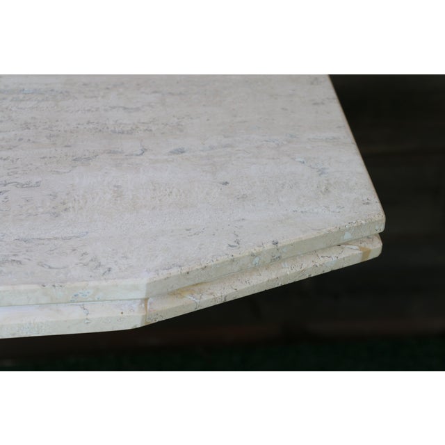 Vintage Travertine Console Table, 1970s For Sale - Image 10 of 12
