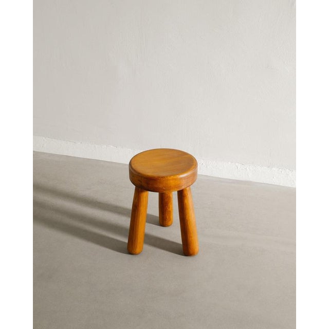 1970s Swedish Wooden Low Stools, 1970s, Set of 3 For Sale - Image 5 of 6