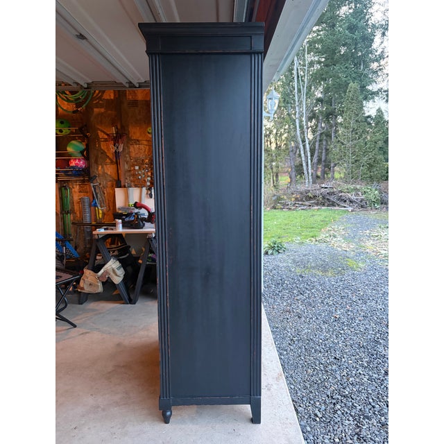 Black Ballard Designs Casa Florentina Louis XVI Armoire - Made in Florence, Italy by Buying & Design For Sale - Image 8 of 12