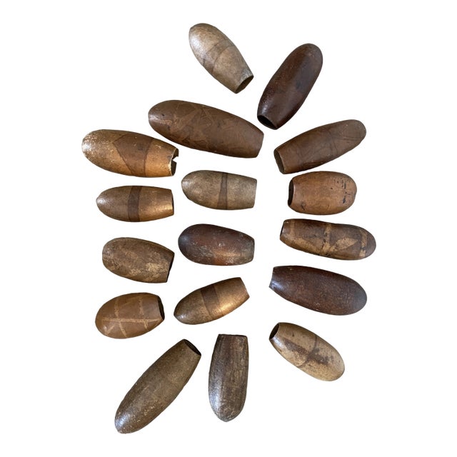 Collection of Antique Ecuadorian Drinking Cups From Gourds - Set of 17 For Sale