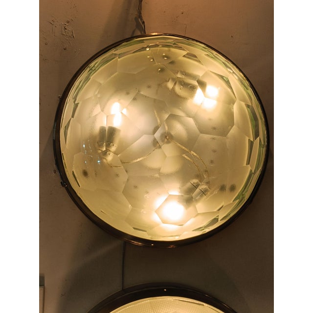 Metal Large Wall Lamp by Pia Guidetti Crippa for Lumi, Italy, 1960s For Sale - Image 7 of 14
