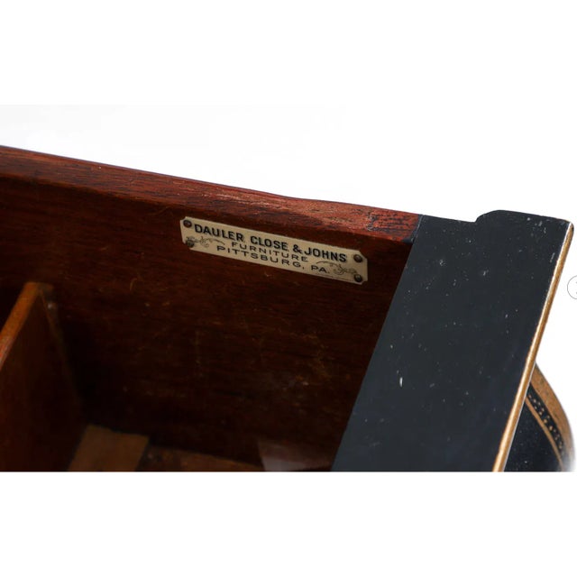 Wood Dauler Close and Johns Hand Painted Mahogany Dresser For Sale - Image 7 of 9