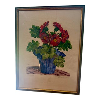 “Primel,” Signed by German Artist Martin Erich Philipp For Sale
