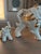 Vintage Royal Elephant & Baby Statues For Sale - Image 4 of 7