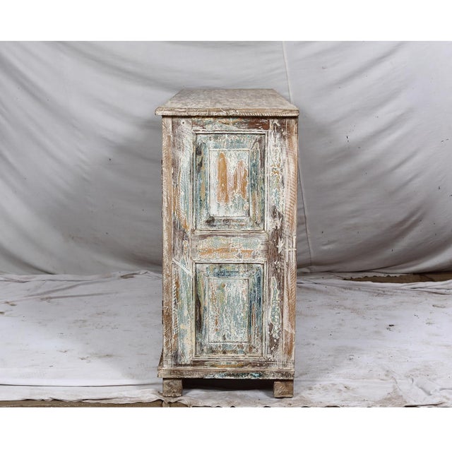2020s Sideboard Made From Antique Indian Teakwood Architectural Elements For Sale - Image 5 of 8