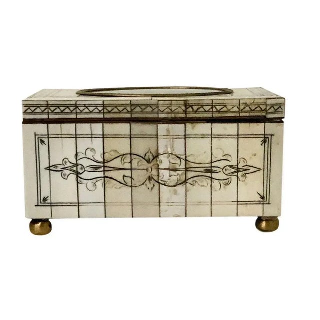 Late 19th Century Anglo Indian Portrait Box Emperor Franz Joseph of Austria For Sale - Image 4 of 10