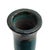 Ceramic Japanese Modern Black Green Tamu Raku Ceramic Candle Holders by Laab Milano, Set of 2 For Sale - Image 7 of 15