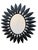 1960s Vintage Sunburst Mirror in Wrought Iron, 1960s For Sale - Image 5 of 5