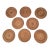 Vintage Rattan Chargers - Set of 8 For Sale