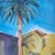 Agapi Wieruszewska, A View with A Palm Tree (Kisamos Street, Crete), Nude, Watercolour on Paper, 2024 For Sale - Image 4 of 5