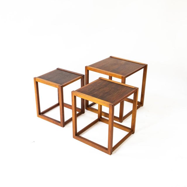 The "Model 375" nesting tables by Børge Mogensen for Fredericia (1962) represent a pinnacle of Scandinavian furniture...