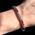 Metal Vintage 14k Gold Ruby and Diamond Hinged Bangle Bracelet For Sale - Image 7 of 7