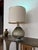 Vintage Italian Smoked Glass and Chrome Table Lamp, 1980s For Sale - Image 15 of 18