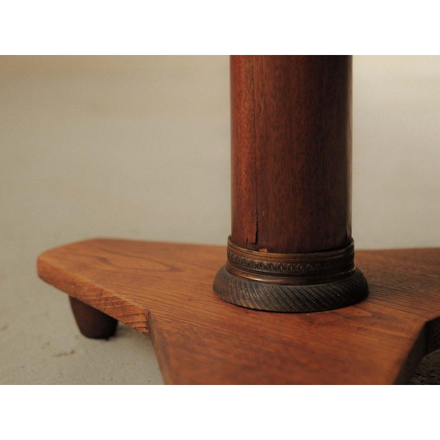 Brown Mahogany and Metal Floor Lamp, 1930s For Sale - Image 8 of 18