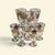 1960s Set of 8 24k Gold Encrusted Crystal Liqueur Footed Mini Tumbler Glasses Barware Set For Sale - Image 13 of 13
