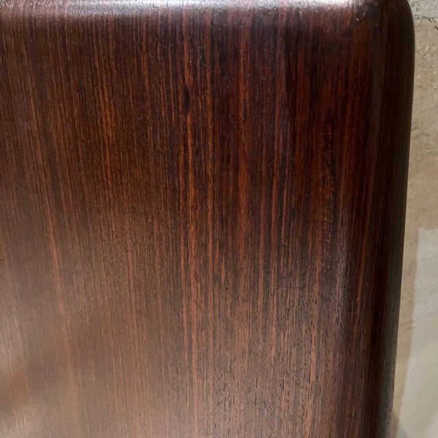 1950s Modern Queen Bed Italian Sapele + Bronze Osvaldo Borsani Italy For Sale - Image 9 of 13