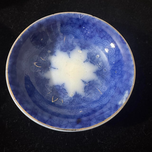 Vintage Mismatched Blue & White Chinoiserie Plates & Teapot - 7 Pieces For Sale In Providence - Image 6 of 11