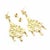 Tiffany and Co. Tiffany & Co. Enchant Dangle Chandelier 18k Yellow Gold Earrings For Sale - Image 4 of 5