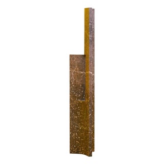 Eólica Large Sculpture in Jurassic Fossil Stone by Nerinea For Sale
