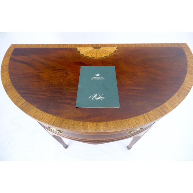 Baker Banded Inlayed Demi Lune Federal Sideboards MINT!