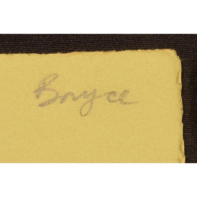 1970s 1970s John Ross "Bryce Fantasy" Signed Numbered Collagraph Art Utah Landscape Diptych - 2 Pieces For Sale - Image 5 of 8