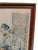 Folk Art Mid 20th Century Seymour Rosenthal “Chicken Plucker” Framed Color Lithograph, Judaica Folk Art For Sale - Image 3 of 6