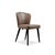 Modern Brown Leather Aston Dining Chairs from Minotti, Set of 2 For Sale - Image 3 of 11