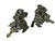 Greige Pair Oriental Stone Carved Ram Wine Cup Holder Shaped Display Figures For Sale - Image 8 of 10