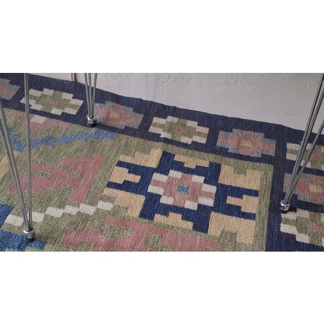 Ellipse-Shaped Dining Table, Denmark, 1970s For Sale - Image 4 of 11