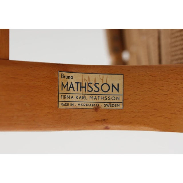 Set of Scandinavian Eva Easy Chairs by Bruno Mathsson for Firma Karl Mathsson, 1944 For Sale - Image 9 of 12