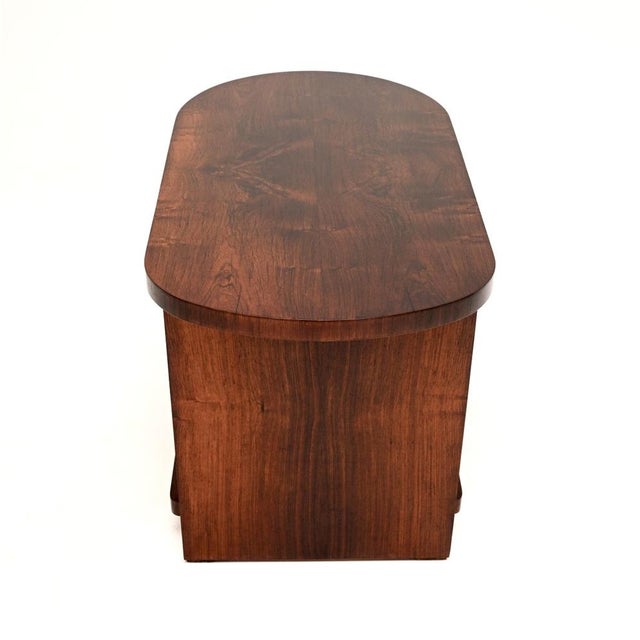 Wood Art Deco Occasional Side Table, 1930s For Sale - Image 7 of 9