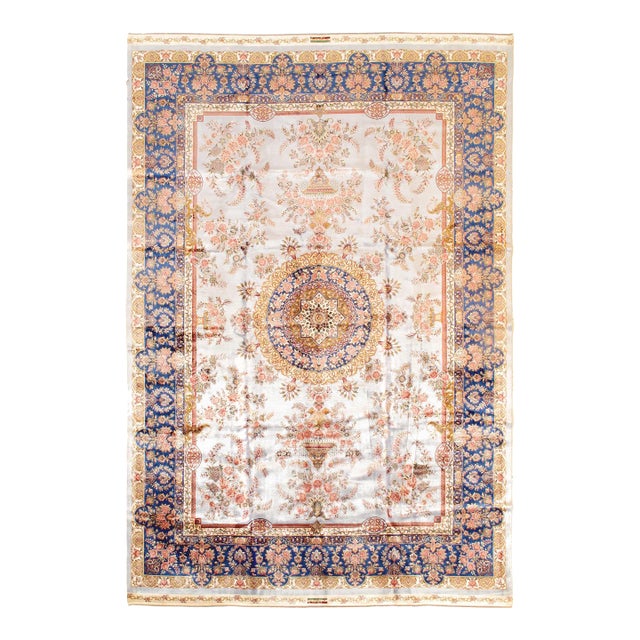 Pasargad DC Exquisite Design Paris Palace Fine Power Loom V.Silk Rug For Sale