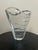 Transparent Baccarat Crystal Wave Vase France 1990s Large Size For Sale - Image 8 of 12