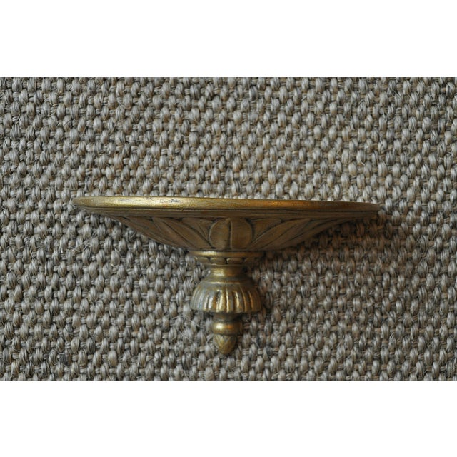 Antique Gilt Plaster Neo Classical Wall Bracket For Sale - Image 14 of 15