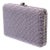 2020s Judith Leiber Slim Slide Lavender Pearl Crystal Evening Shoulder Bag Minaudiere For Sale