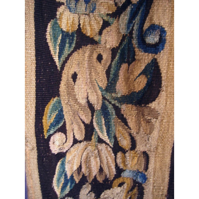 Mid 18th Century French Aubusson Verdure Tapestry Border With Two Crowns For Sale - Image 12 of 18