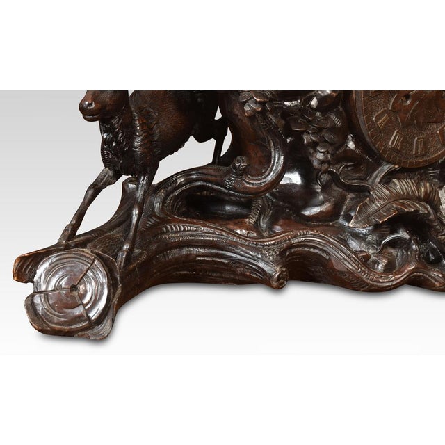 Black Forest Mantel Clock Set, Set of 3 For Sale - Image 15 of 17