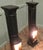 Gold French House Heater Lamps in Cast Iron, Set of 2 For Sale - Image 8 of 9