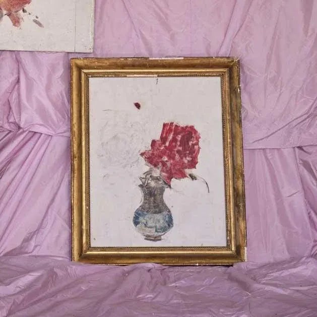 Andre Petroff, Still Lifes, Oil Paintings, Framed, Set of 3 For Sale - Image 4 of 5