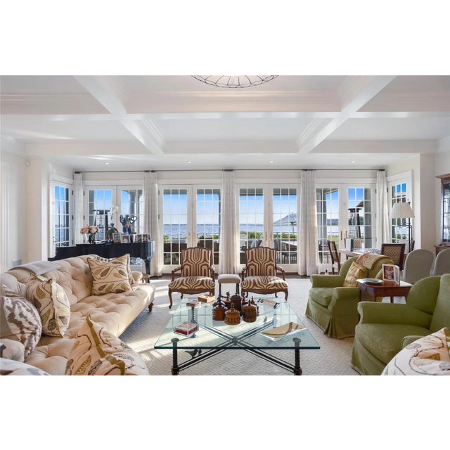 Pair of Exquisite Antique Louis XV Style Bergere Upholstered Arm Chairs For Sale - Image 14 of 16