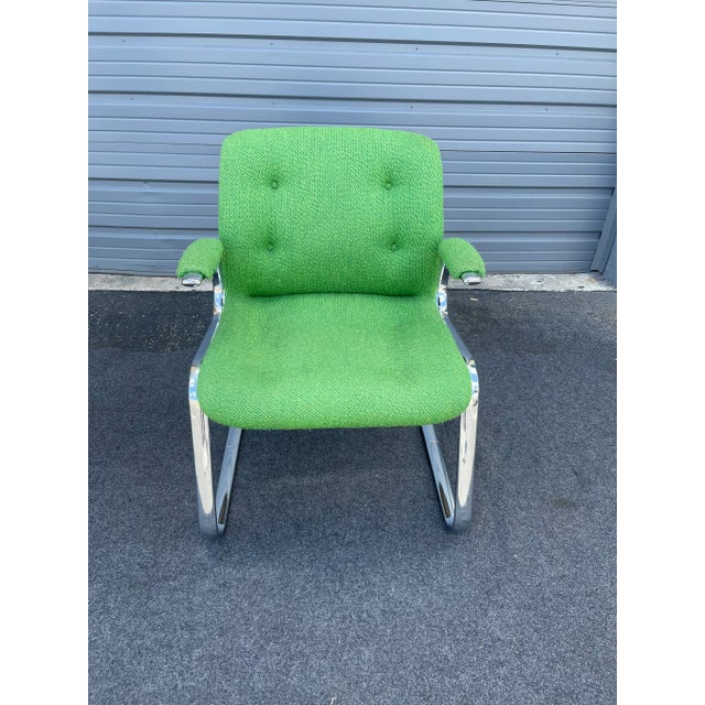 1980s 1980s Vintage Desk Chair For Sale - Image 5 of 7