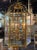Mid 20th Century Vintage English Large Scale Gilt Brass Lantern For Sale - Image 5 of 6
