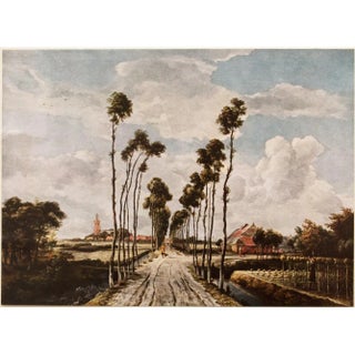 1950s After M.Hobbema, "The Avenue of Middelharnis" First Edition Full-Color Print For Sale