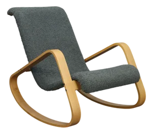 Italian Dondolo Rocking Chair by Luigi Crassevig, 1970s