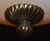 Art Deco Six-Light Chandelier in Brass and Tinted Glass, 1930 For Sale - Image 12 of 18