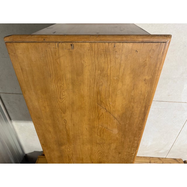 Antique Pine Three Drawers - Chest of Drawers From England For Sale - Image 15 of 18