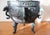 A large and richly detailed vintage ice bucket in the style of James Mont, manufactured by Getz Bros. & Co. of Taiwan,...