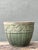 Rustic Vintage Glazed Ceramic Planter For Sale - Image 3 of 12